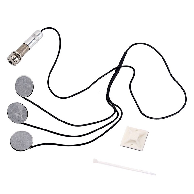 3 in 1 Guitar Pickup for Acoustic Wooden Guitar Ukulele Mandolin Violin Guitar Parts Accessories