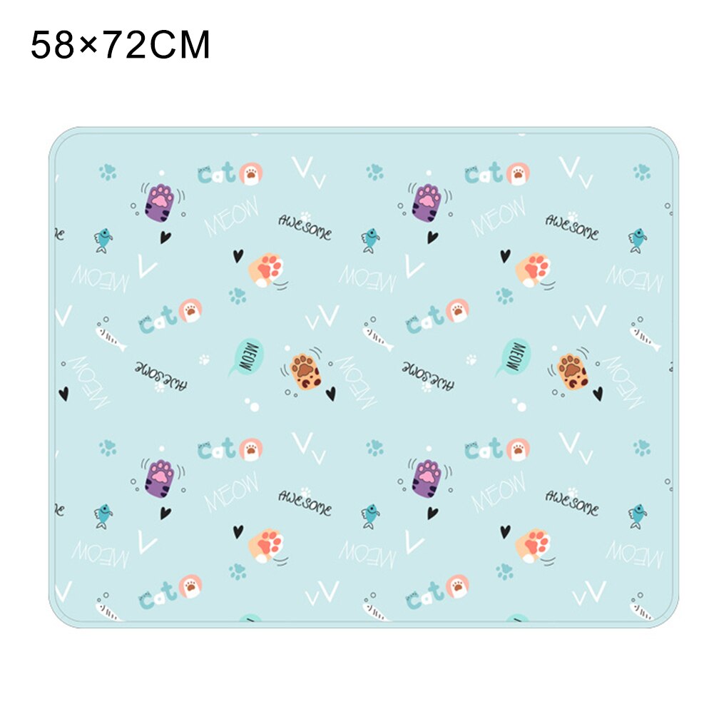 Baby Windel Windel Urin Matte Kind wasserdicht Bettwäsche Ändern Startseite Pad wiederverwendbar Urin Matte tragbar Baby Matte 58*72CM: Orange