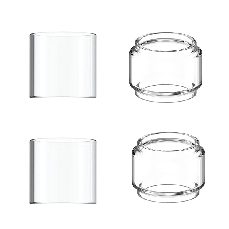 Hongxingjia accessorio di ricambio tubo di vetro Pyrex per Aspire Cleito 120 serbatoio RTA guarnizione anello di tenuta punte di gocciolamento protezione di vetro: 4pcs glass