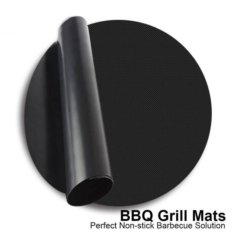 24/40Cm Ronde Non-stick Barbecue Grill Mat Circulaire Barbecue Vlees Mat Hoge Temperatuur Hittebestendige Pad herbruikbare Bbq Tool