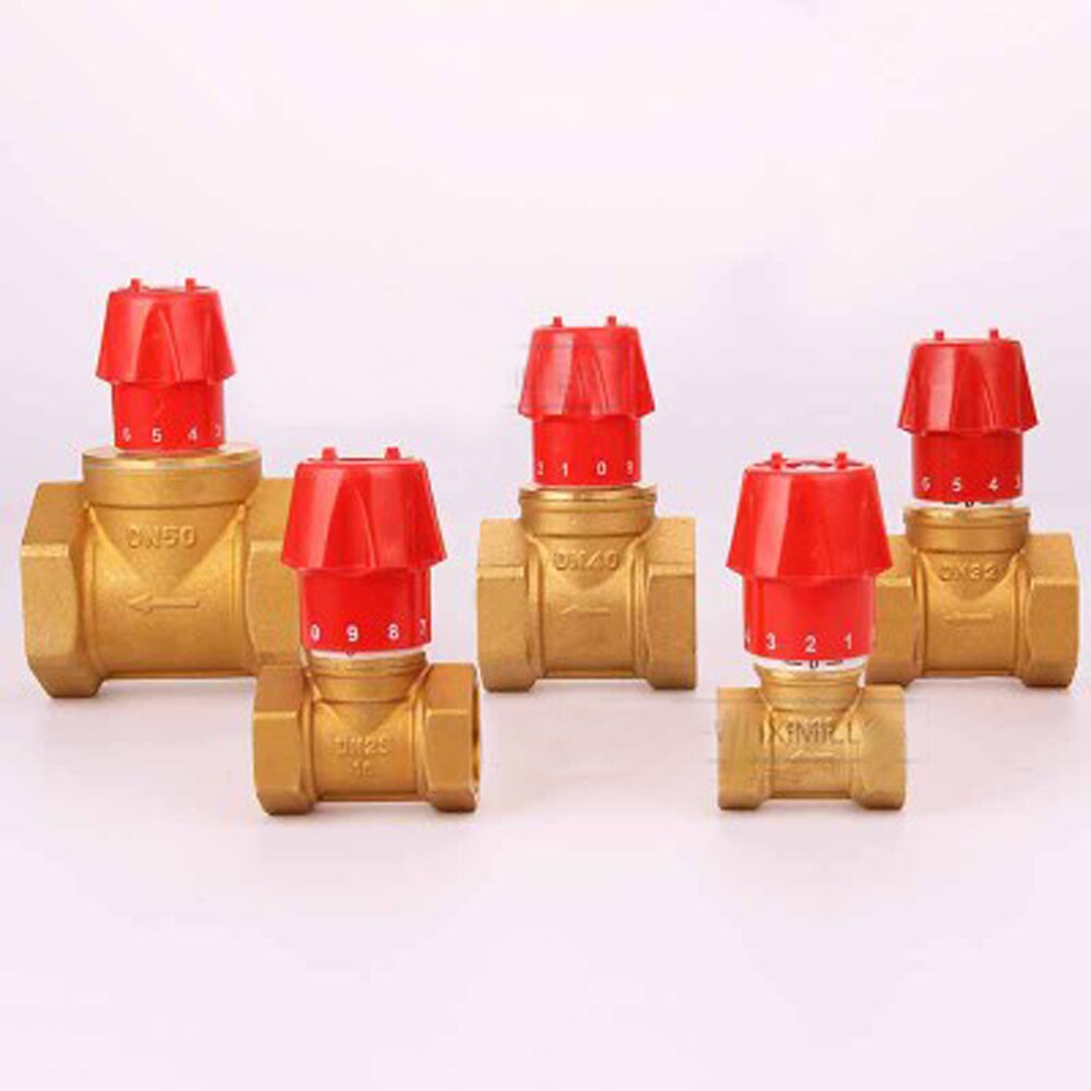 1/2 "3/4" 1 "2" Messing Flow Control Valve DN15/DN20/DN25/DN32/ DN40/DN50 Handleiding Regelklep one-way voor lucht water