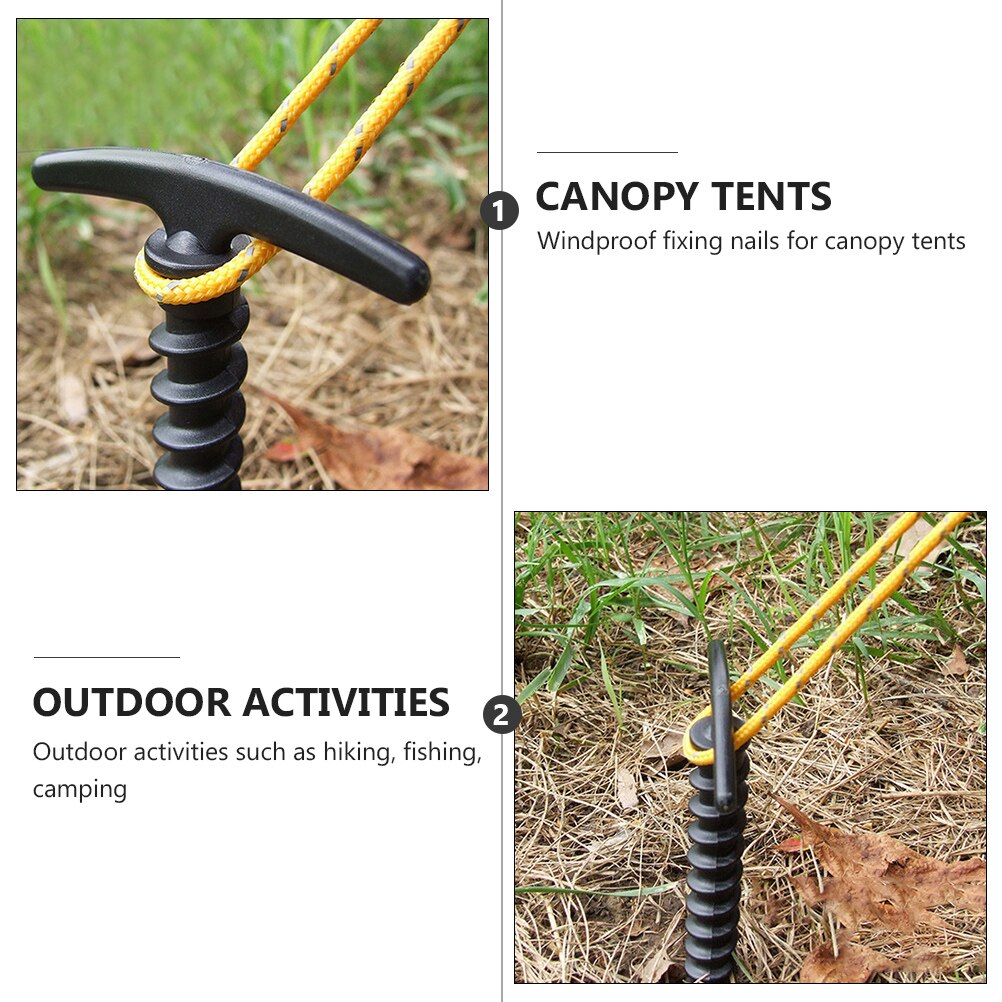 10Pcs Tent Stakes Durable Garden Stakes Fixing Ground Nails Ground Pegs