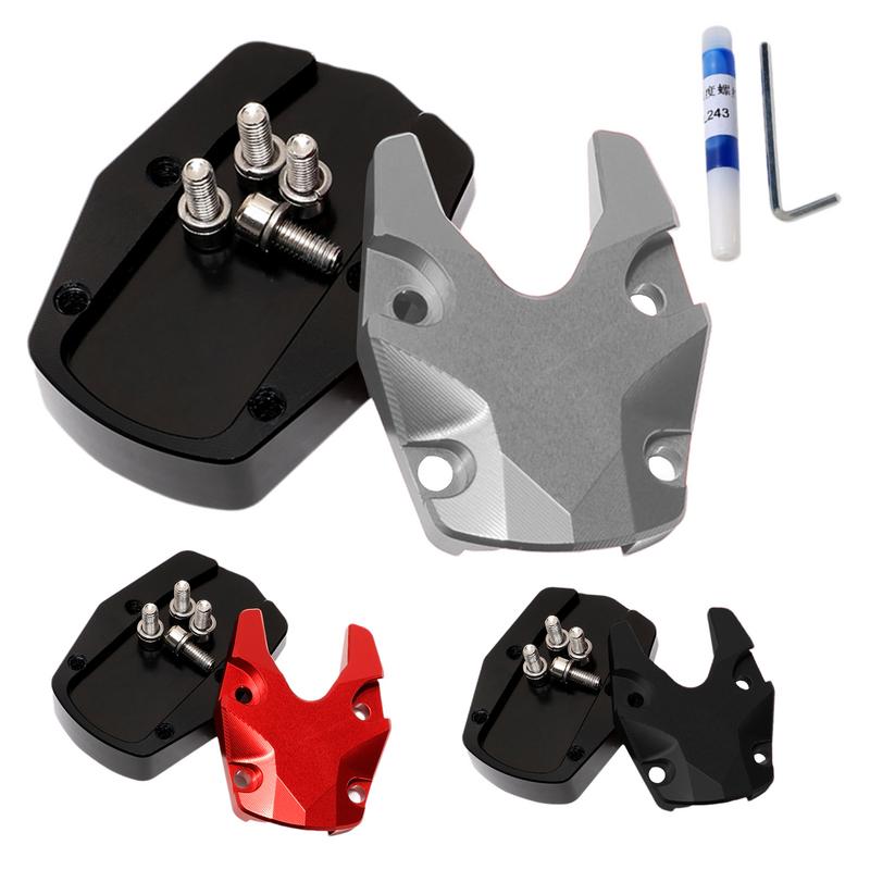 trete Stand platte für Motorrad Anti Untergang Platte Unterstützung Zubehör Motorrad Tritte tand Fußplatte Fußplatte Basis Zubehör