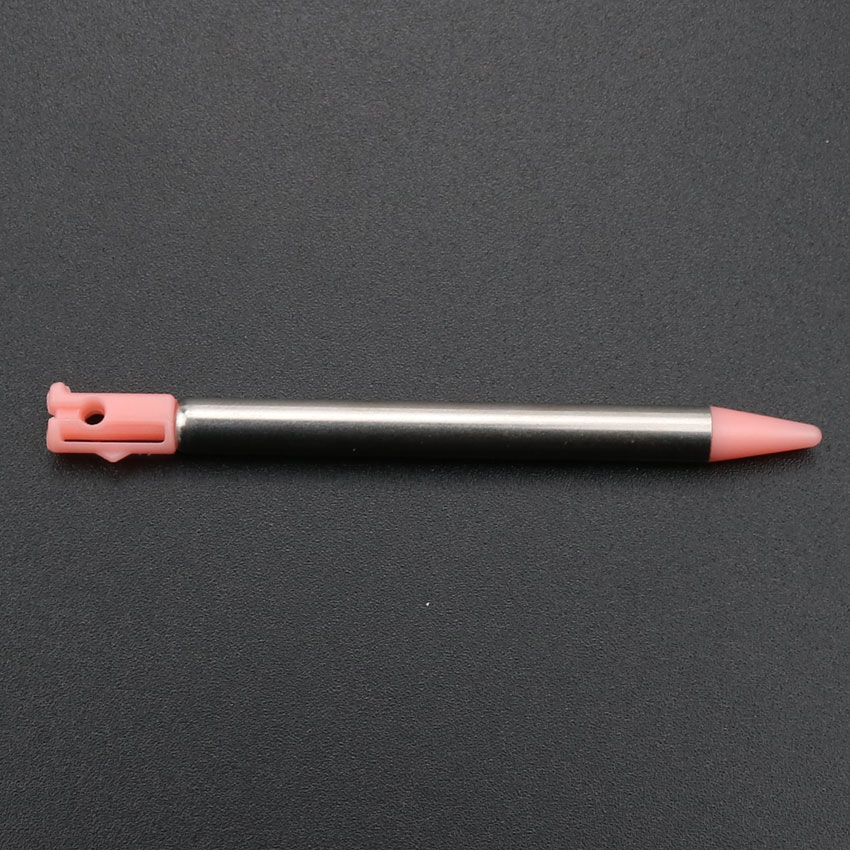 Caneta retrátil do toque do estilete do metal de yuxi para nintendo 3ds: Rosa