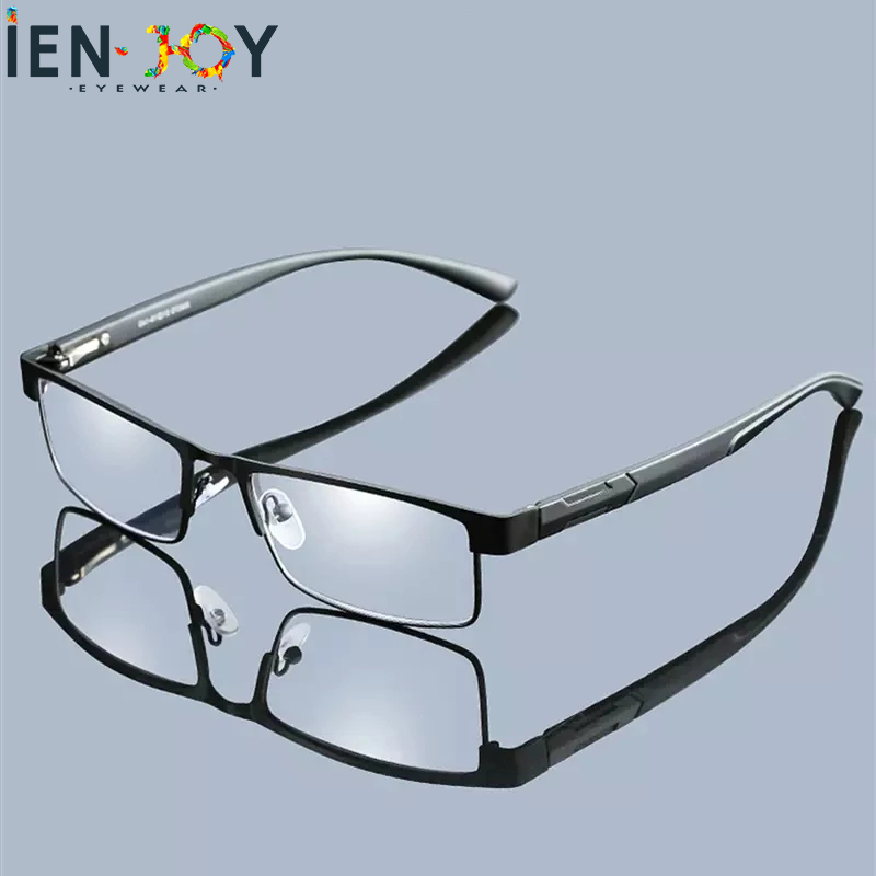 IENJOY Titan Legierung Männer Geschäft Lesebrille für Leser Herren Presbyopie optische Gläser Metall Brille Rahmen + 1,0 Bis + 4,0