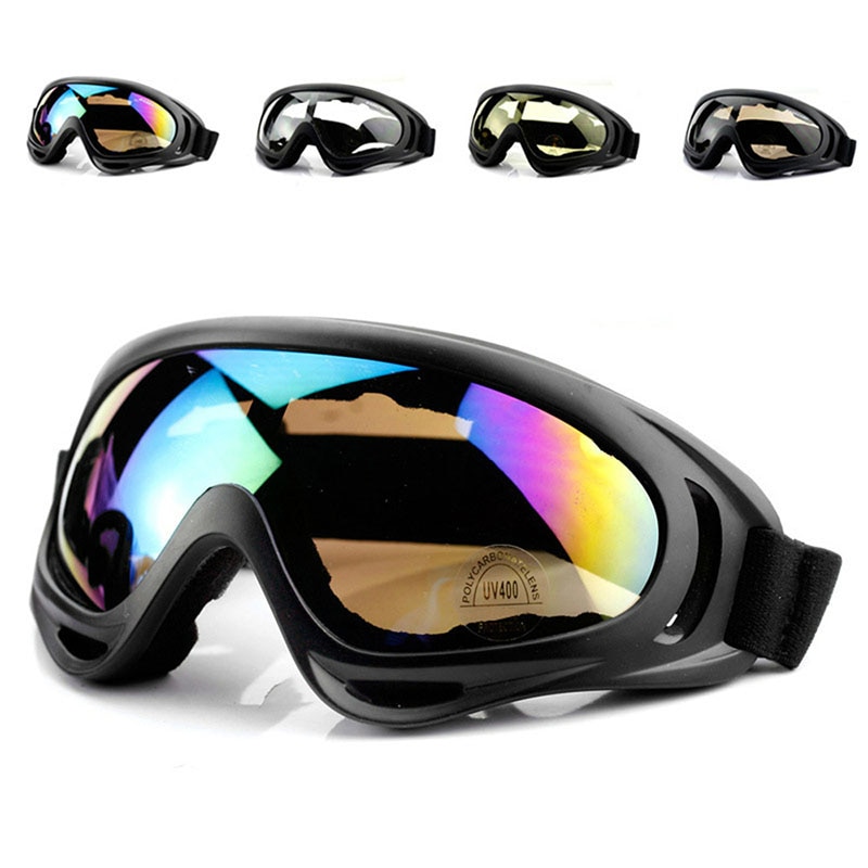 Winter Ski Bril Motorbril Winddicht Brillen 400 Uv Bescherming Snowboard Skate Skiën Bril Sneeuwscooter Zonnebril