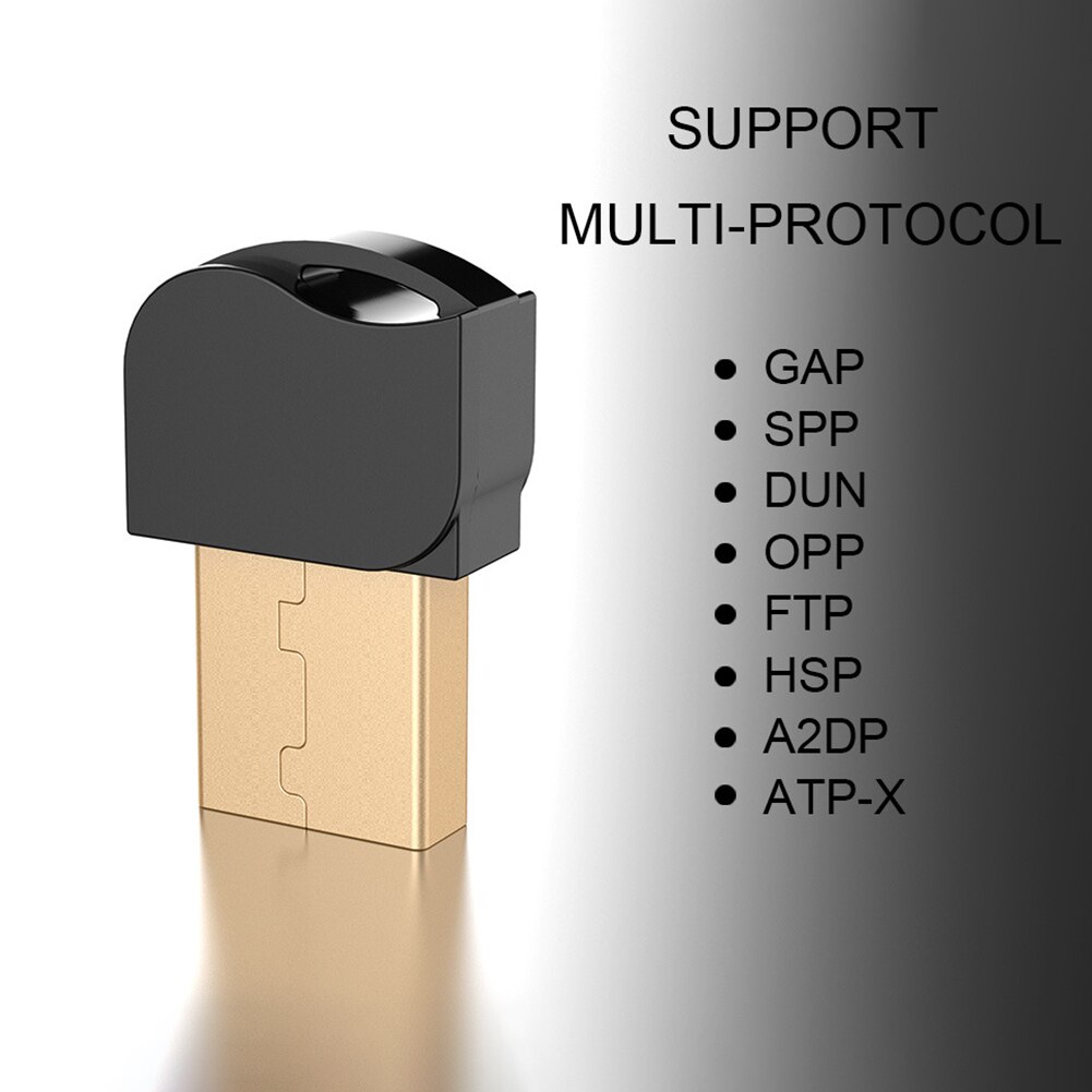 USB Bluetooth Adapter for PC Windows 10 8 Bluetooth 5.0 Dongle Receiver for Laptop Computer Mouse Keyboard Headset Printer