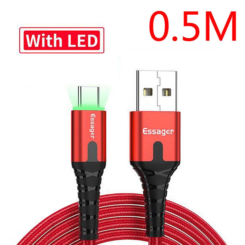 Mirco Usb Naar 3 Plug Connector Micro Magnetische Type C Lader Adapters Converters Accessoires Voor Magnetische Hoofd Kabel TXTB1: 0.5M TypeC Cable