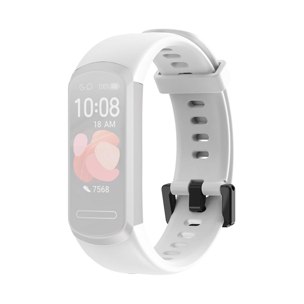 Silikon Handgelenk Gurt Für Huawei Band 4 Sport Strap Armband smart uhr Band Armband Für Huawei Band4 Smart Zubehör: White