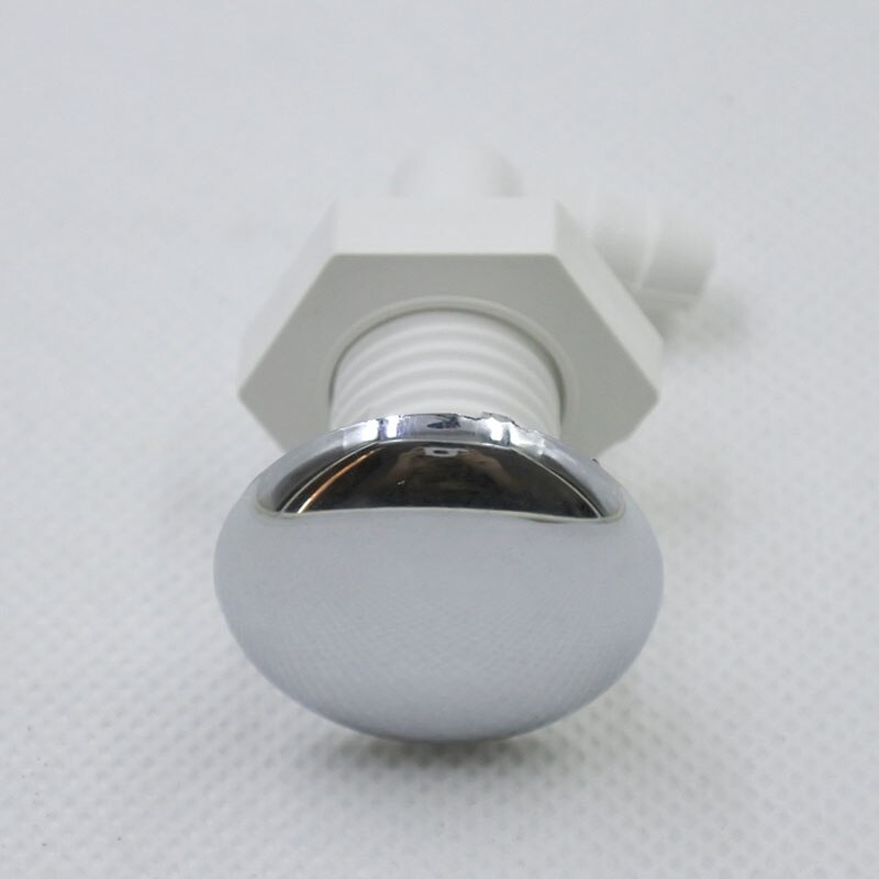 Twisted teeth bow bubble nozzle,Chromed surface, air jet of pvc base tub massage Bathtub Accessories