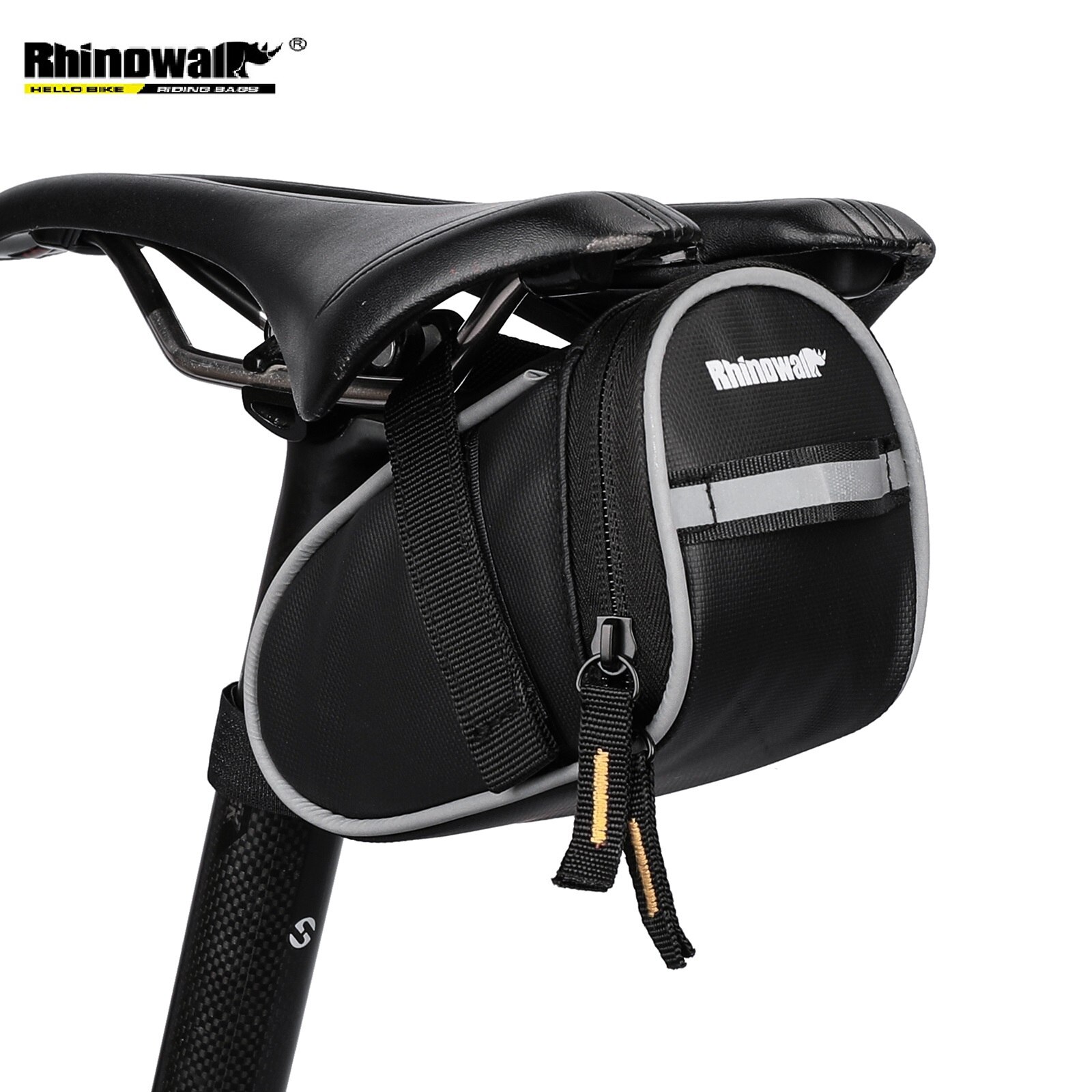 Rhinowalk-bolsa impermeable para SILLÍN de bicicleta, bolsa debajo del asiento, a prueba de lluvia, accesorios para ciclismo de montaña