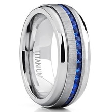8Mm Classic 100% Tungsten Carbide Ring Voor Mannen Vrouwen Wedding Bands Tungsten Ringen Nooit Roest
