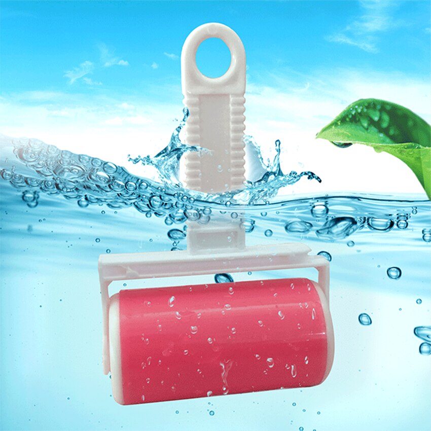 Clean sticky reusable sticky clothes wool dust collector carpet dusting fluffy manual sticky hair roll Lint Sticking Roller