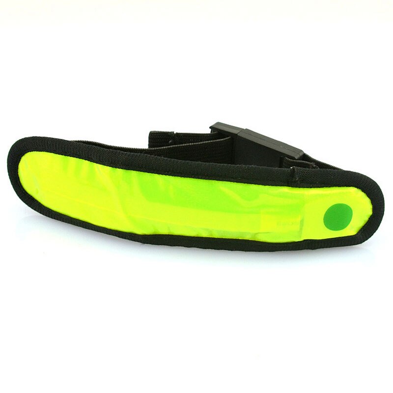 Hand Strap Polsband Led Veiligheid Reflecterende Licht Schijnen Flash Gloeiende Lichtgevende Armband Arm Riem Band Polssteun S Xr: green