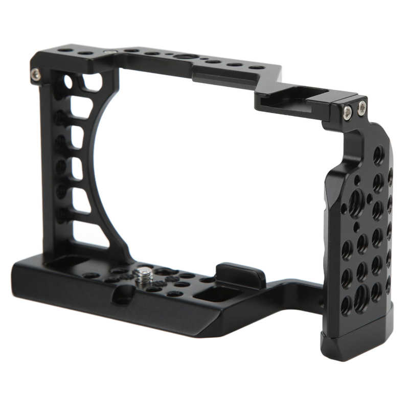 Camera Cage Rig Koude Schoen Ondersteunt Metalen Camera Kooi Voor Sony A6400 Camera
