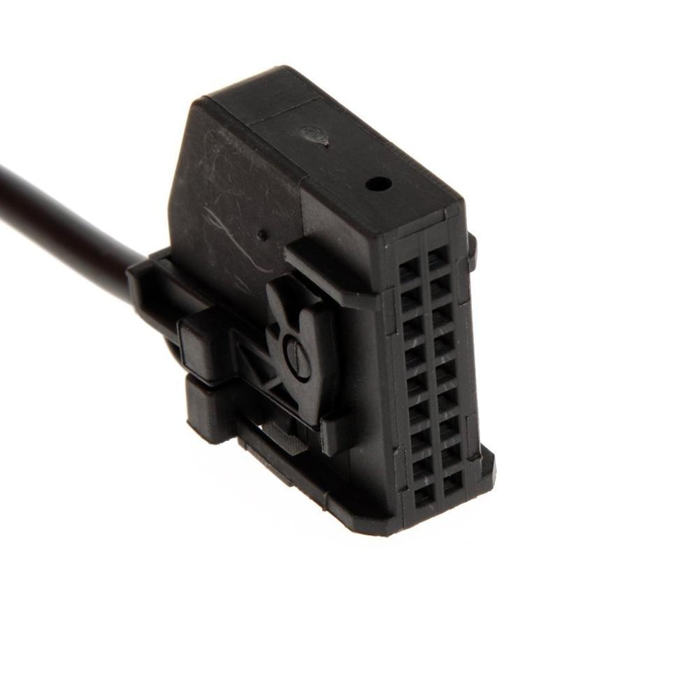 Biurlink – autoradio sans fil Bluetooth 18 broches, avec adaptateur de musique AUX-In, Microphone, mains libres, pour Volkswagen VW RNS2 MFD2