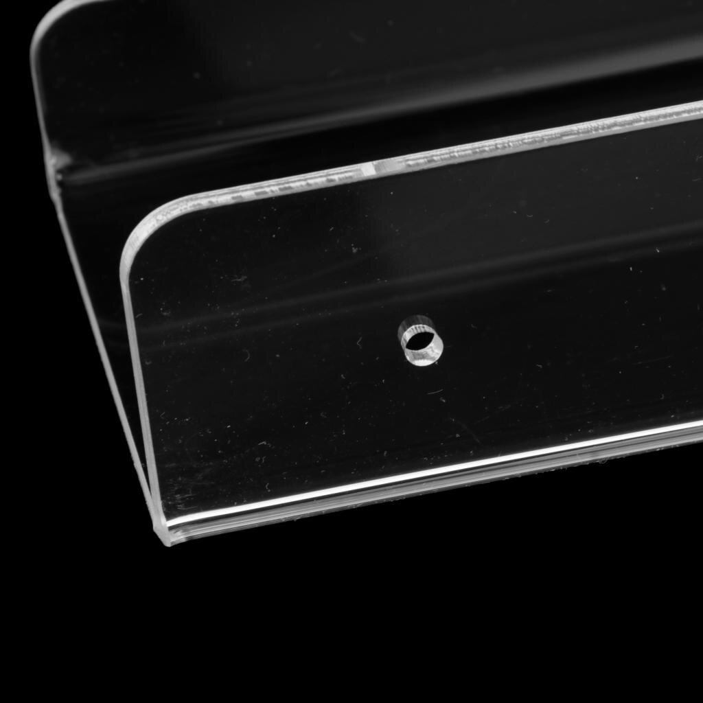Transparent Acrylic Wall Shelf transparent wall-mounted shelf for bathroom, kitchen, living room or office storage and display
