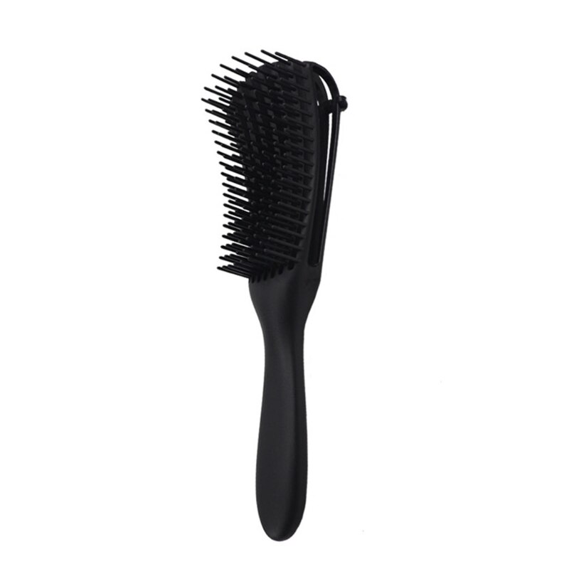 Detangling Brush Detangler Brush Hair Brush Comb for Natural Curly Thick Hair: Black