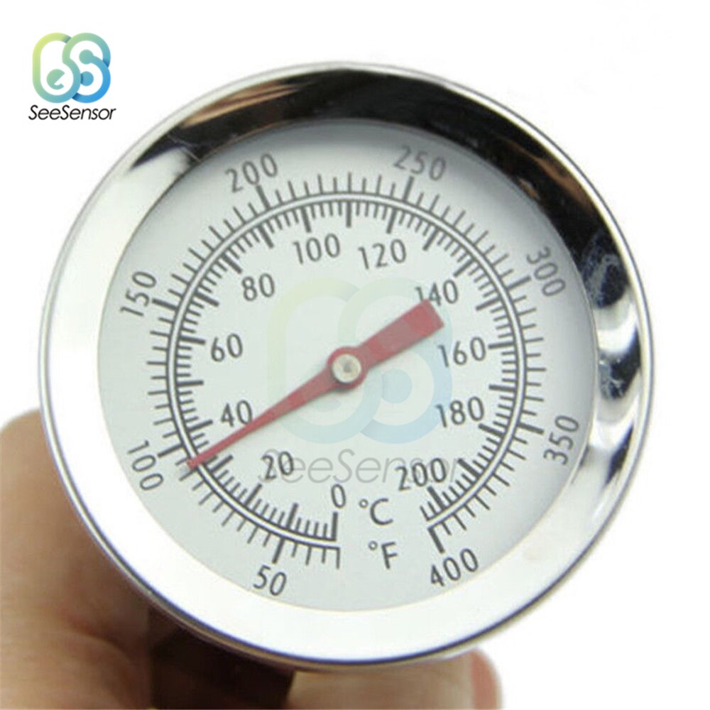 Kødtermometer Rustfrit Stål - 0-200°C - Madmåler t... – Grandado