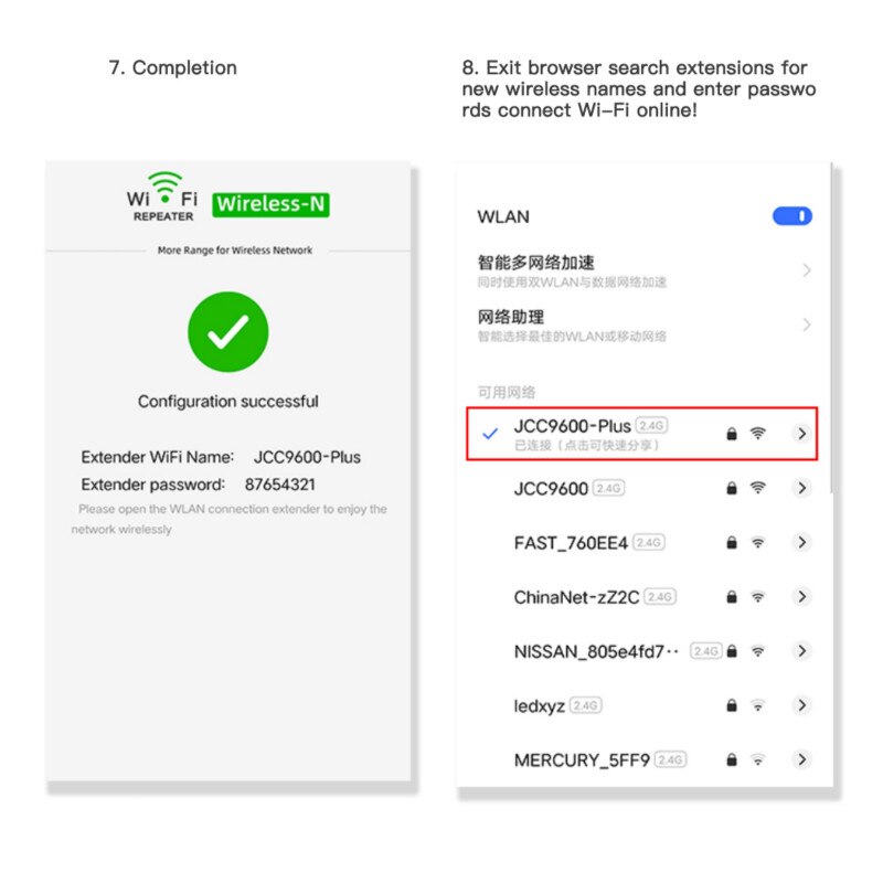 Multiple Setting Modes 300Mbps Wireless Wifi Repeater Range Extender Wi-Fi Signal Amplifier Super Signal Wifi Signal Amplifier