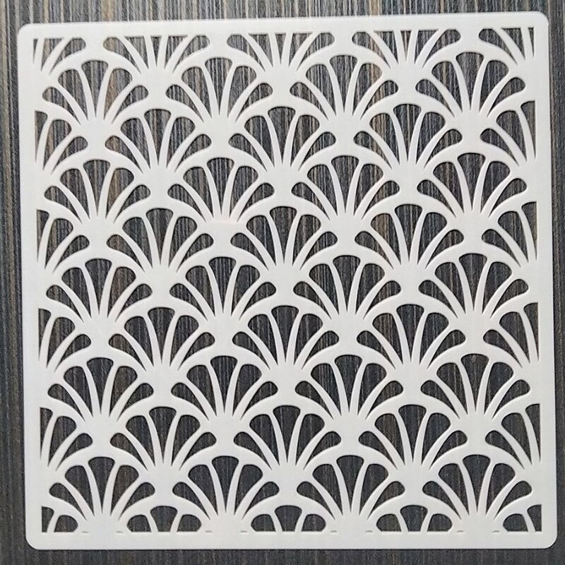 Pochoirs en forme de nuage, 15x15Cm, 1 pièce, bricolage, pour peinture murale, meubles, Scrapbook, coloration, gaufrage, Album, modèle décoratif: C49