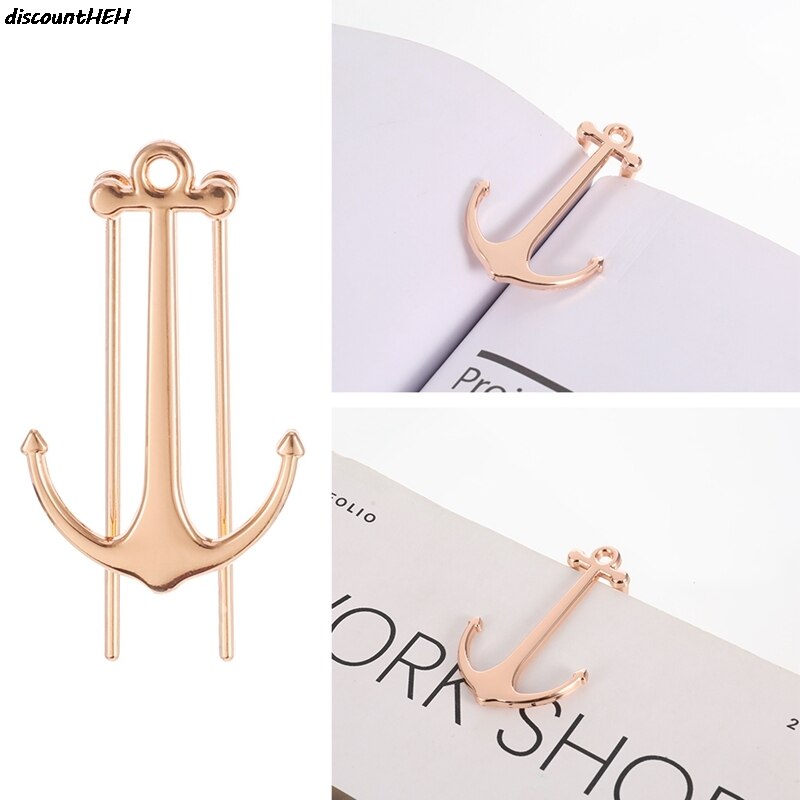 Anchor Bookmarks Bookmark Metal Page Holder for Students Teachers Graduation School Office Supplies