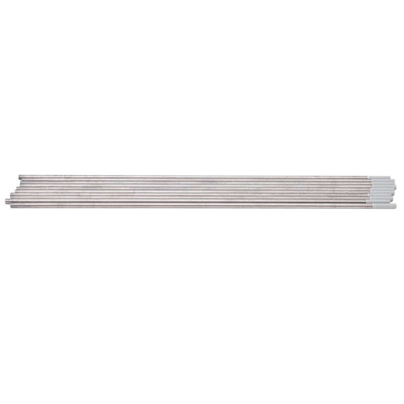 10Pcs 2Mm WC20 Staaf Wolfraam Elektrode Arc Naald Voor Lassen Dunne Roestvrij Staal Grijs
