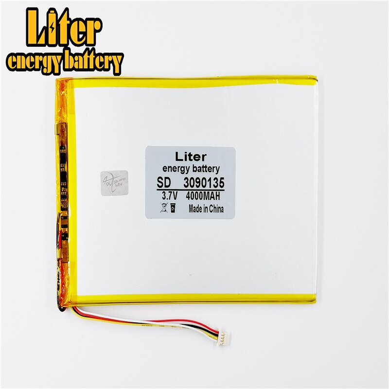 4 gewinde 3090135 3,7 V Lithium-Tablette Polymer batterie 0390135 4000MAH DIY Handy, Mobiltelefon notfall Energie Ladung schatz