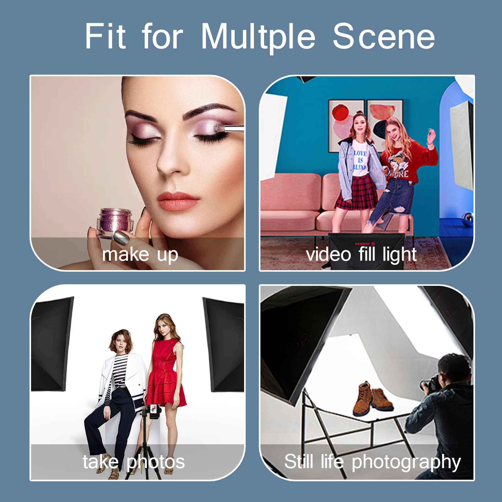 Professionelle Fotografie Softbox Beleuchtung Softbox mit Stativ E27 Fotobirne Dauerlichtsystem für Fotostudio