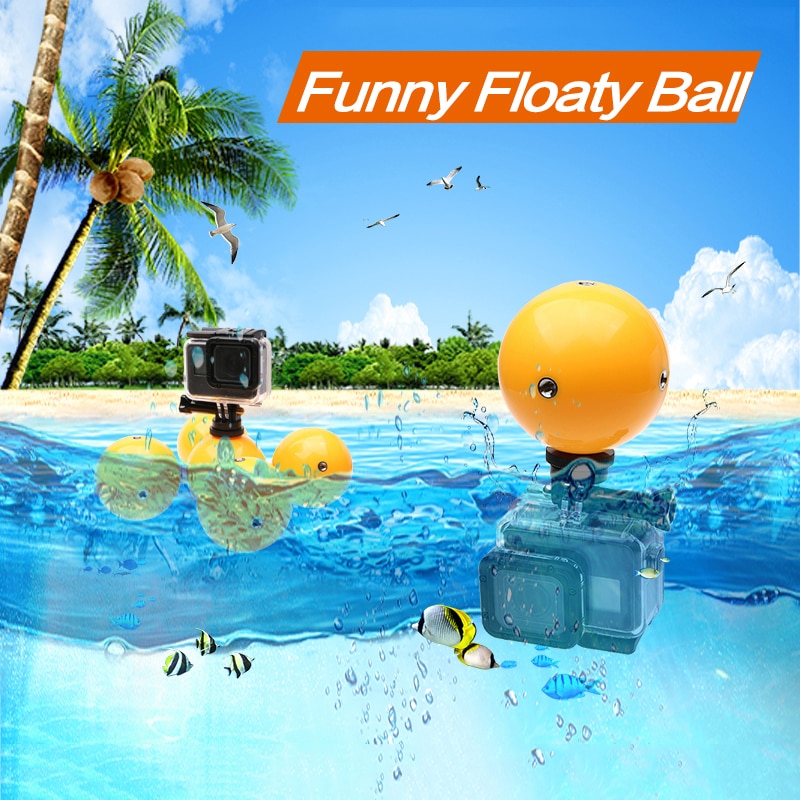 Water Floaty Houder Drijfvermogen Bal Voor Gopro Hero 8 7 6 5 4 Xiaomi Yi 4 K Go Pro Sessie mijia Action Sport Camera Accessoires