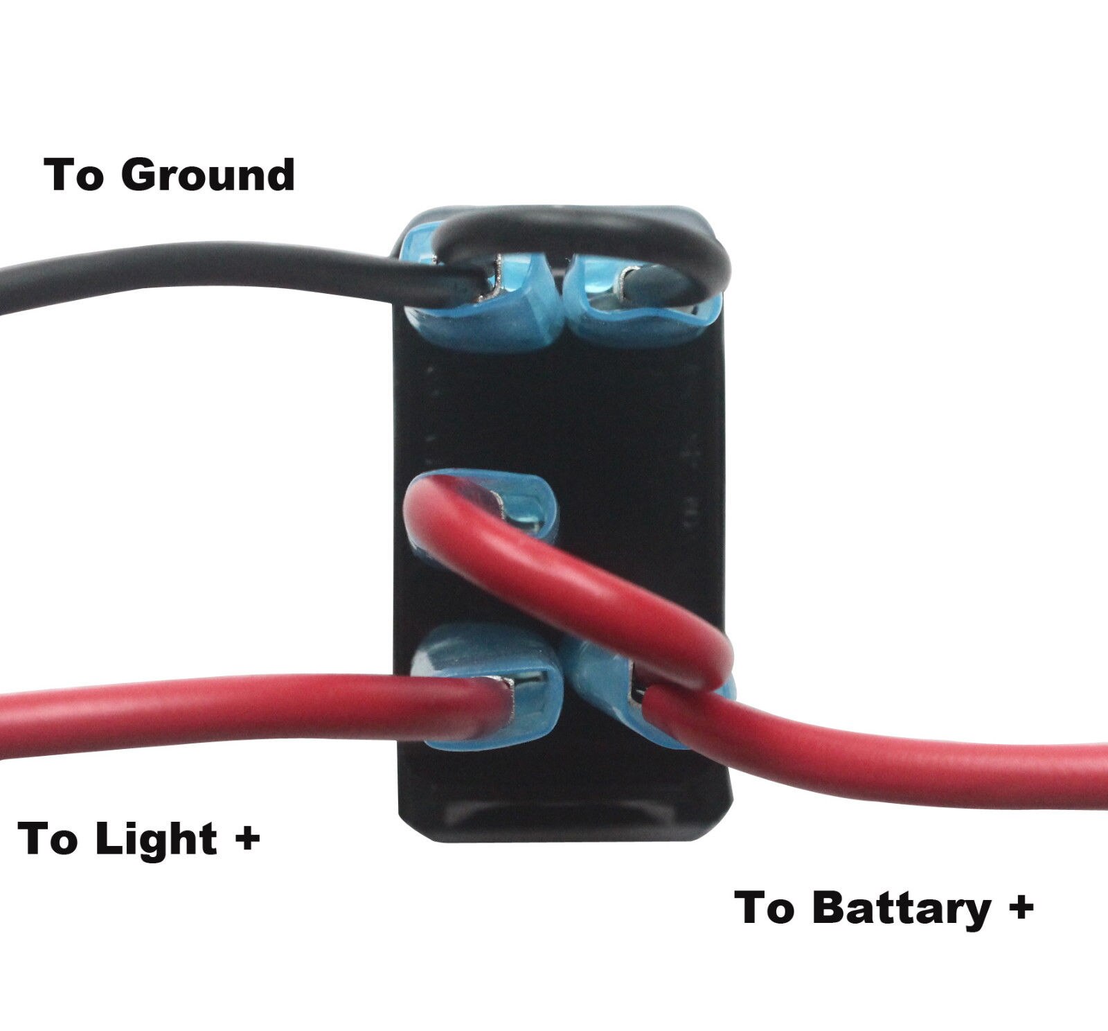 Rotary Beacon Car Boat SPST Rocker Toggle Switch Red Led 5 Pins On Off 12V 20A 24V 10A for Carling ARB Narva 4x4 Style