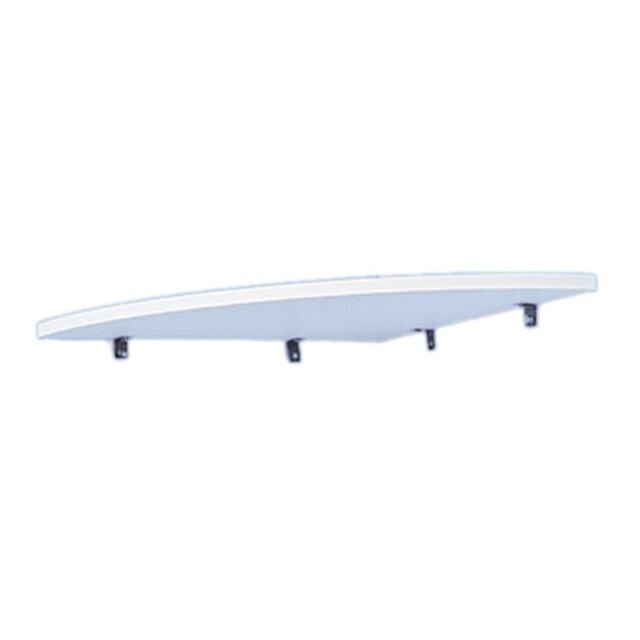 35 3 stk hjørne bad kjøkken oppbevaring hylle kjøkken veggheng sluk bad arrangør rektangel halvsirkel bad: 26 x 26cm