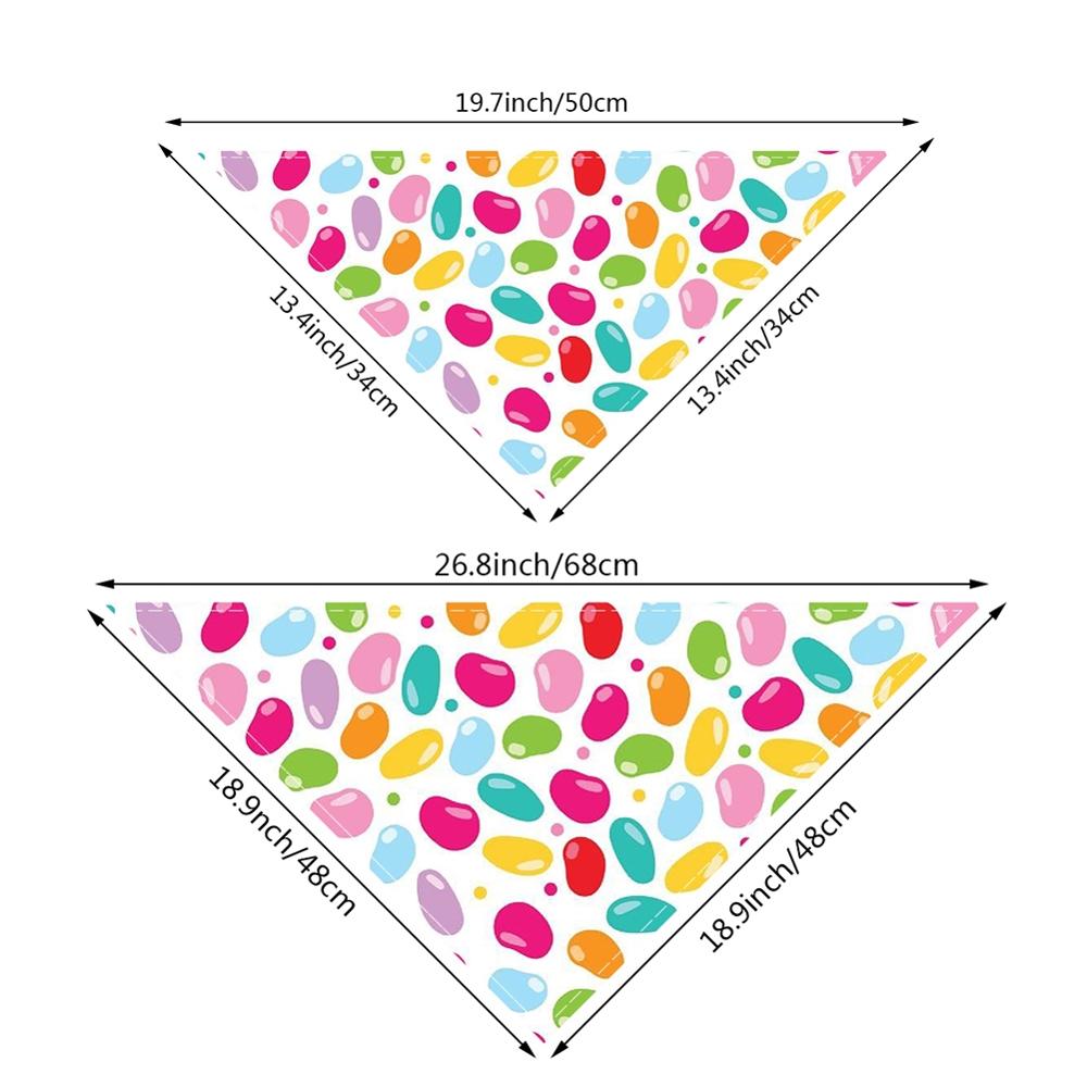 Voedsel Gedrukt Pet Bandana Verstelbare Pet Kat Hond Sjaal Speeksel Handdoek Warm Neck Kraag Halsdoek Tie Bib Bandana Dierbenodigdheden