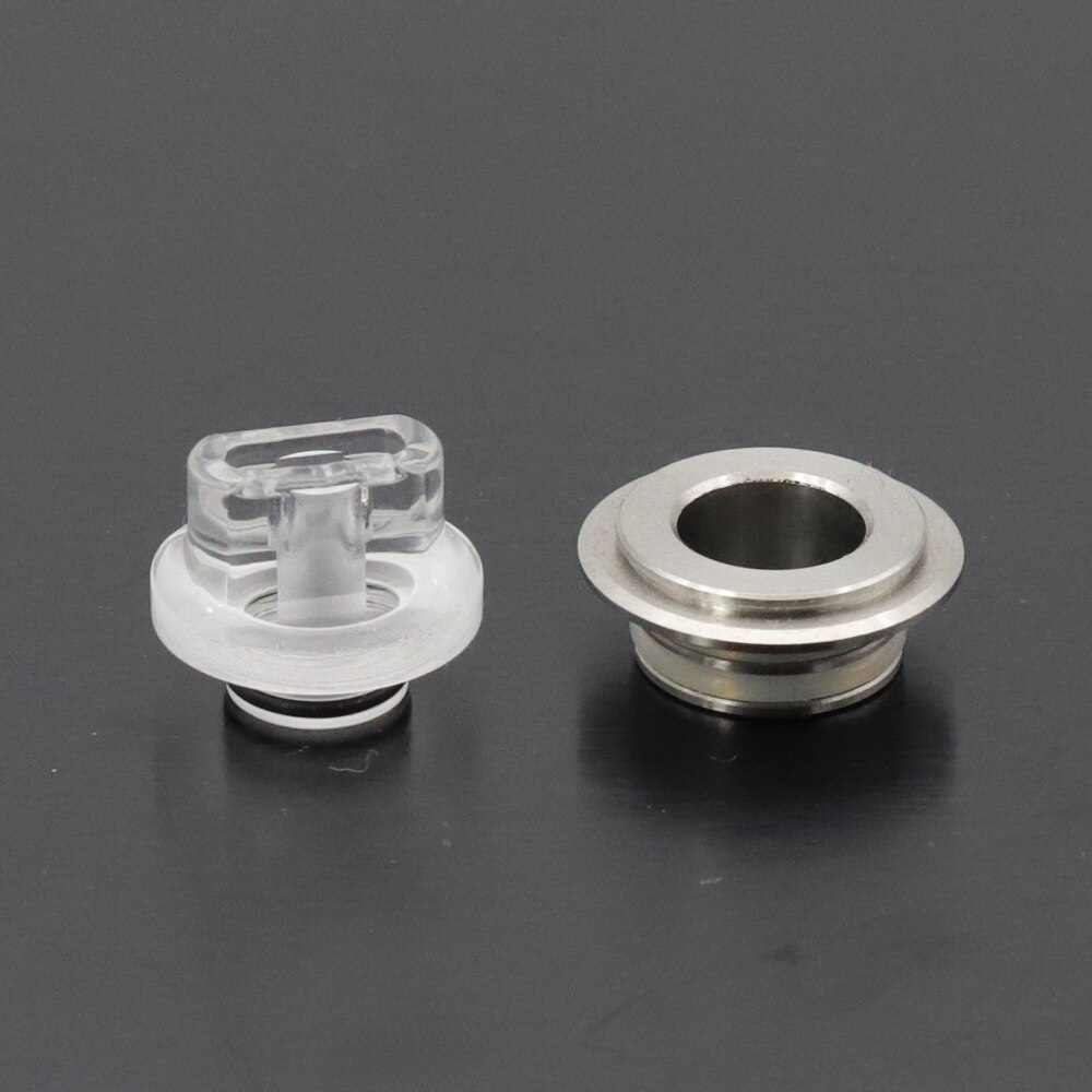 VapSea MTL 510 810 Drip Tip Short Wide MouthPiece DripTip For Atomizer RTA RBA RDA: Clear 510 810