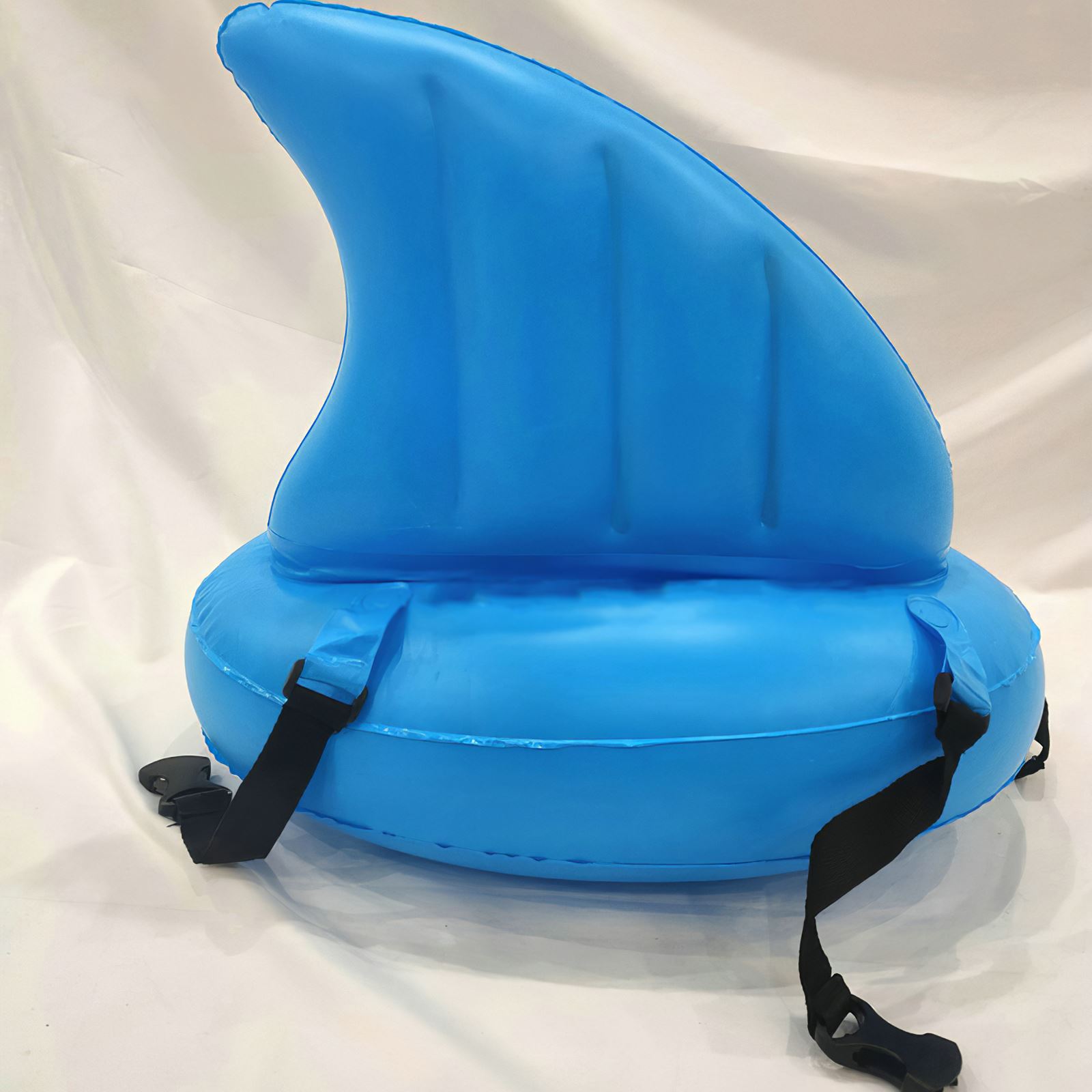 Juguete de chico para aprender a nadar, aleta de tiburón, inflable, para niños, boya salvavidas, flotadores, anillos de natación