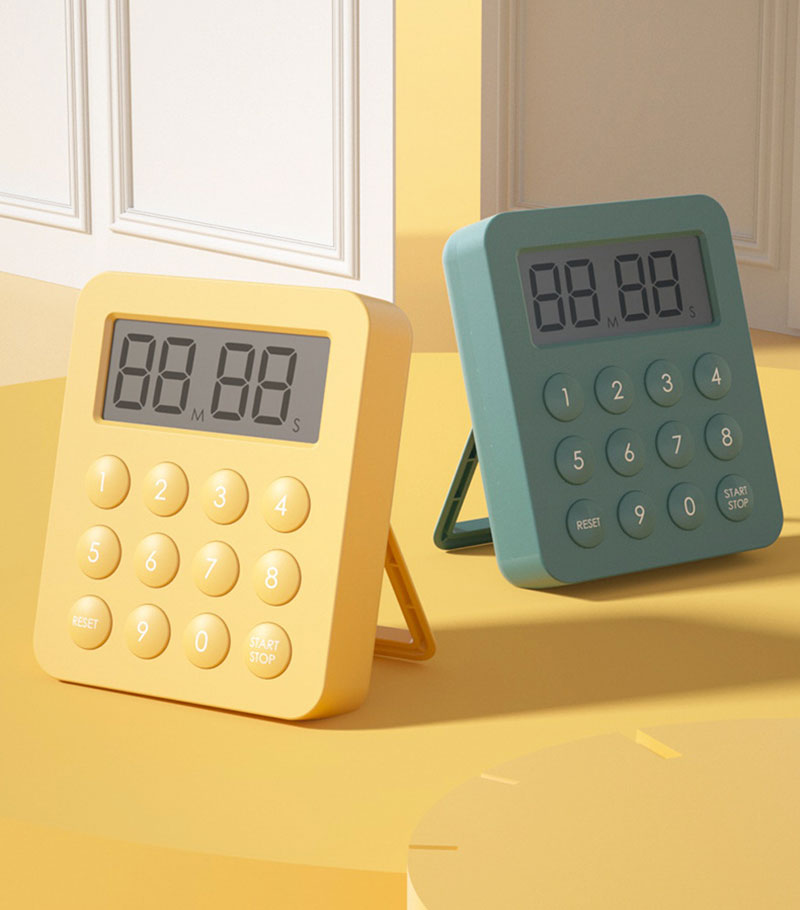 Kitchen Timer Student Study Countdown Alarm Clock Kitchen Baking Reminder With Backing Stand Kitchen Home Supplies