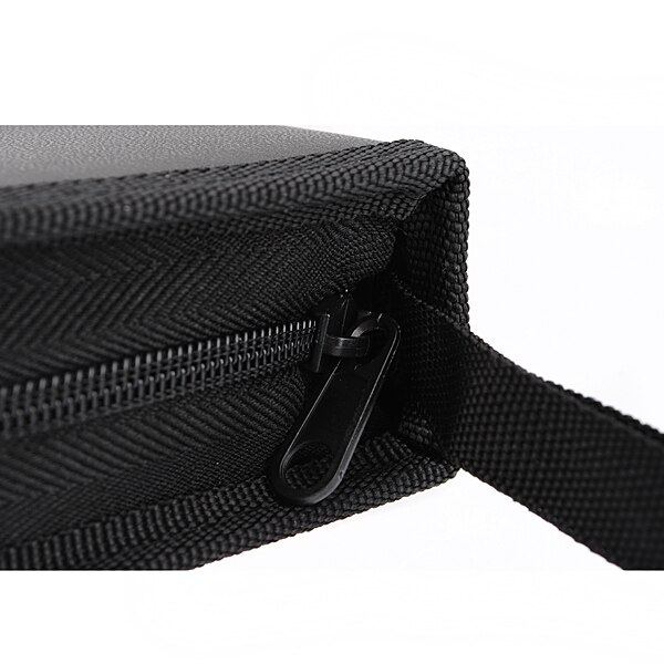 LEORY Black 40 Disc CD DVD Case Wallet Cover Bag Box Carry Case Storage Holder Organizer Sleeve CD DVD Holder DJ Storage Cover