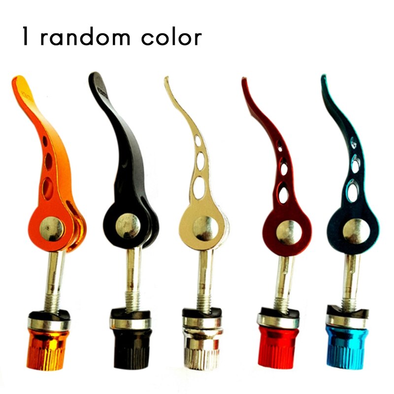 Mountain bike seat tube quick release aluminium alloy seat post quick release lever folding seat clip screw quick release