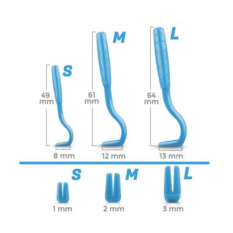 Removing Ticks Flea Tweezers For Tick Twister Tire Tique Zeckenzange Clips Removal Tool Plastic Scratching Hook