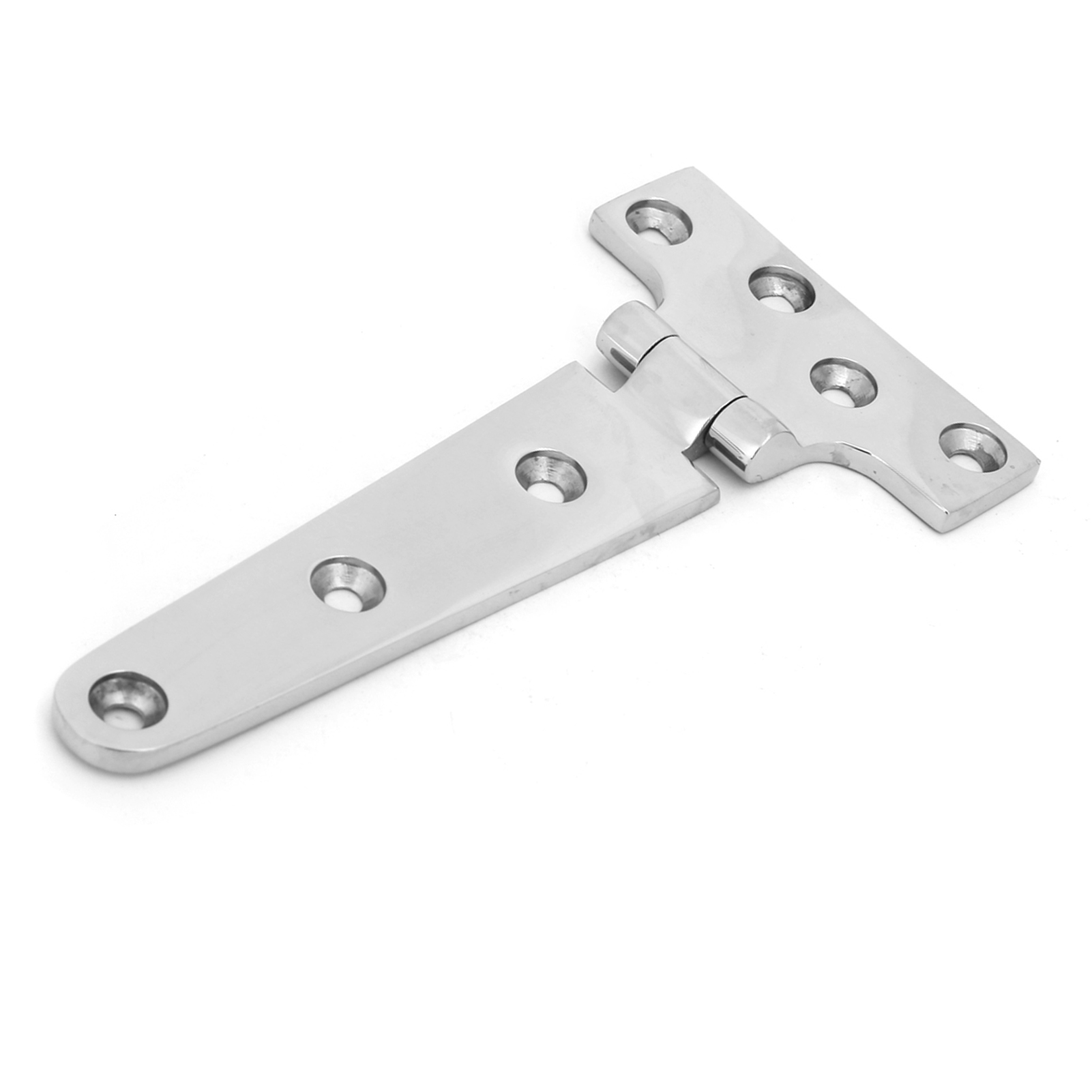 Dørhengsel t-type hengsel havn støthengsel fortykket rustfritt stål t-type hengsel hjem dør porttilbehør 151*75*4.5mm hengsler