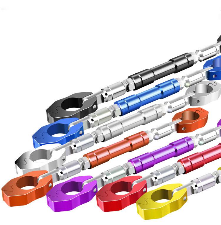 Universal 22mm Motorcycle Handlebar Motorbike Adjustable Grips Handle Bar Steering Wheel Strengthen Aluminum Alloy Brace