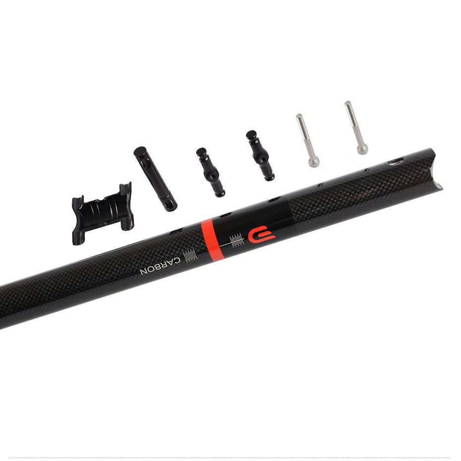 DODICI Full Carbon fiber Bicycle Seatpost 31.9/33.9/34.9*580mm 3K Glossy Folding Bike Seat Tube Ultralight Straight saddle pole