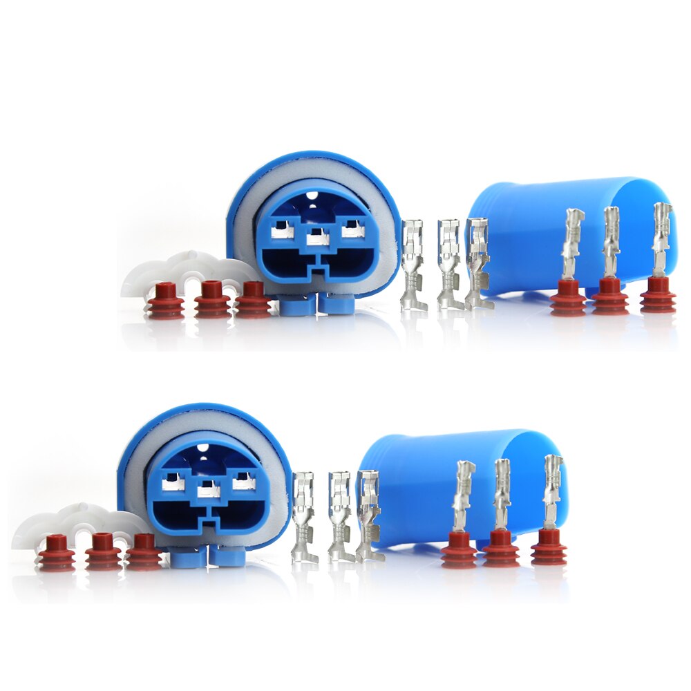 2 sets Vrouwelijke + Mannelijke Adapter HID Lamp Connector Kit Voor 9004 HB1 9007 HB5 HID Halogeen Healamp Plug Waterdicht #1648*2_1649*2