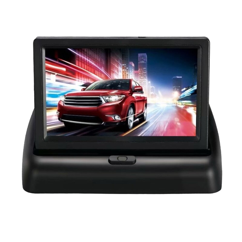 4.3 Inch Lcd Display Vouwen Auto Achteruitkijk Camera Voor Reverse Backup Parkeergelegenheid Reverse Camera Car Achteruitkijkspiegel Monitoren