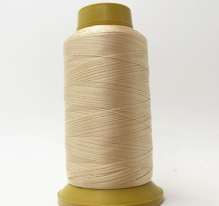 Hilo de coser de alta elasticidad de nailon 150D, tela elástica de punto, accesorios de costura: Beige