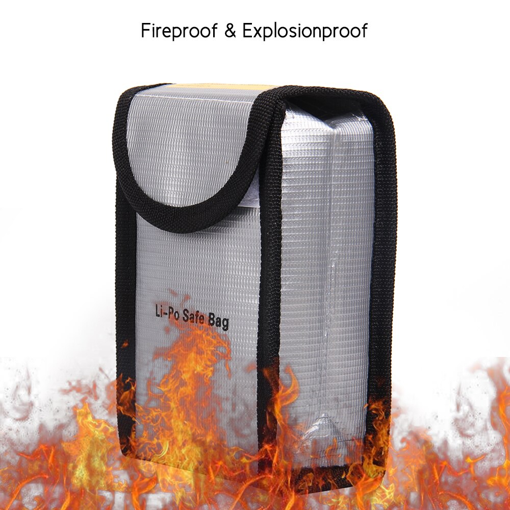 Brandwerende Explosieveilige Lipo Batterij Safe Bag Hittebestendige Pouch Sack voor DJI Phantom 3 Batterij Opslag 140*90 * 55mm