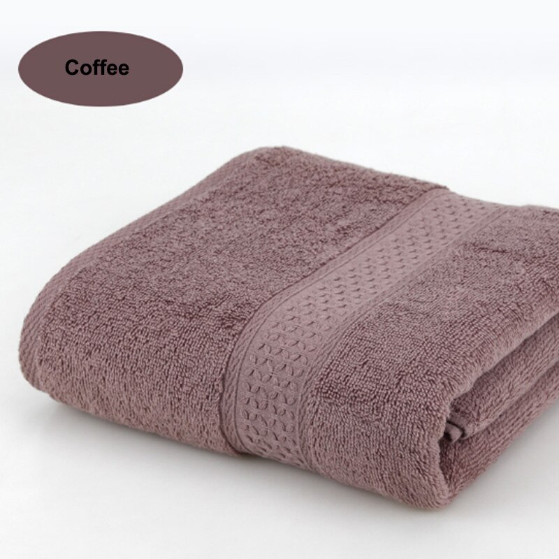 Für Erwachsene 100% Baumwolle 17 Farben 1PC Feste Schlecht Handtuch Strand Handtuch Hohe saugfähig Antibakterielle Schnell Trocknende Weichen Dicken: Kaffee