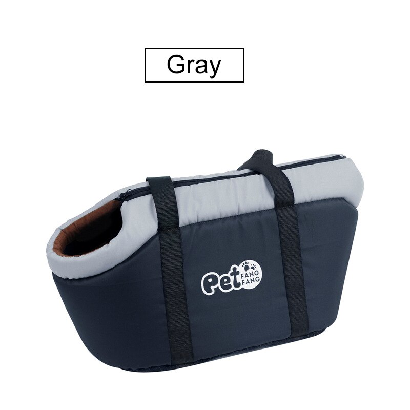 Transportín para perros, productos de viaje para exterior, cómoda, transpirable, bolsas para perros pequeños, gatos, Chihuahua, bolso grande de hombro individual: Black / L