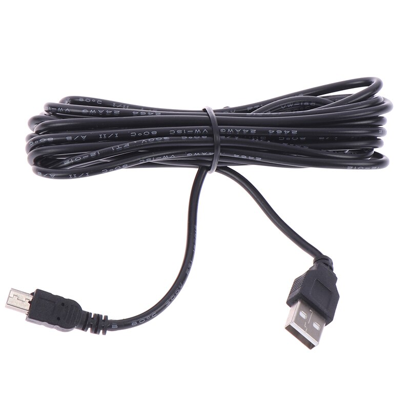 3.5M Usb A Naar Mini 5Pin Haakse Opladen Kabel Voor Gps Navigator