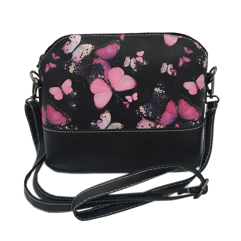 Luxe Handtassen Vrouwen Tassen Lederen Messenger Schoudertas Crossbody Tassen Voor Vrouwen Tas Met Vlinder Dragonfly Bloemen